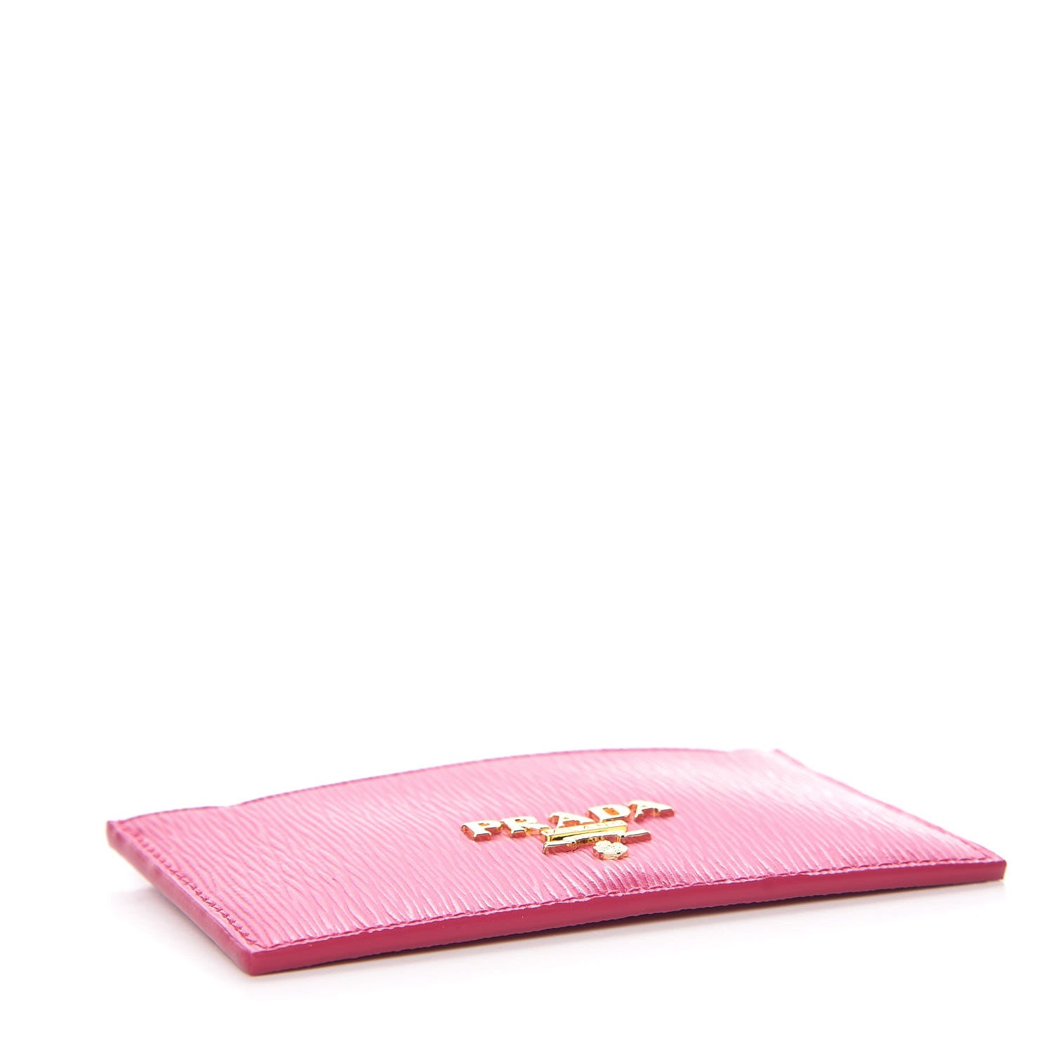 Prada Vitello Move Metal Card Case Fuxia 4 of 8