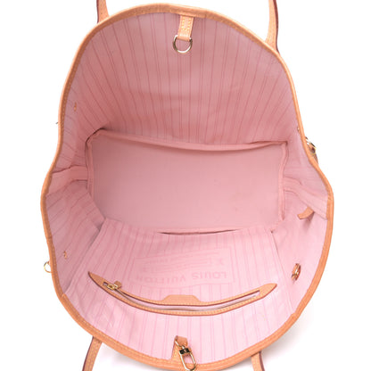 Louis Vuitton Damier Azur Neo Neverfull MM Rose Ballerine 4 of 5