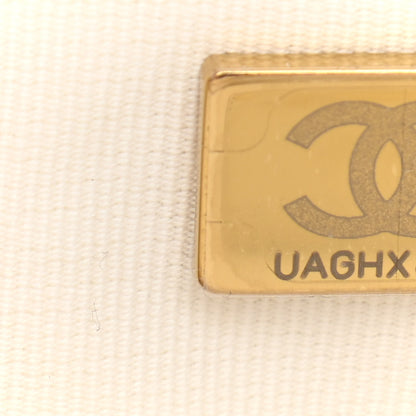 Chanel Calfskin Quilted Large Camera Case White 7 of 11