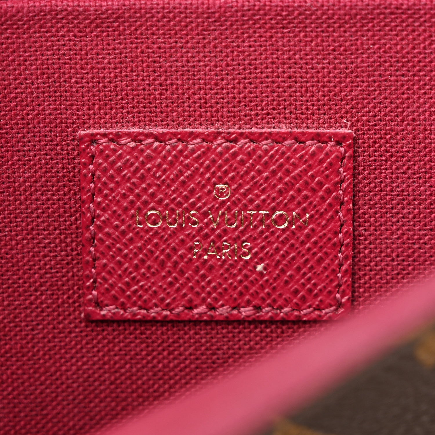 Louis Vuitton Monogram Pochette Felicie Chain Wallet Fuchsia 7 of 20