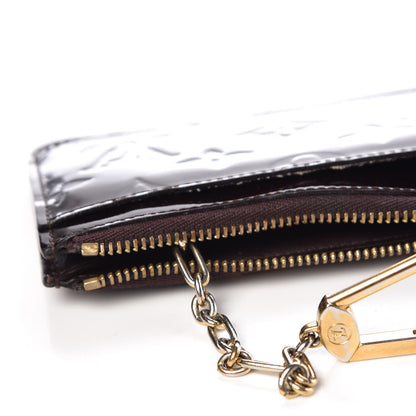 Louis Vuitton Vernis Key Pouch Amarante 10 of 12