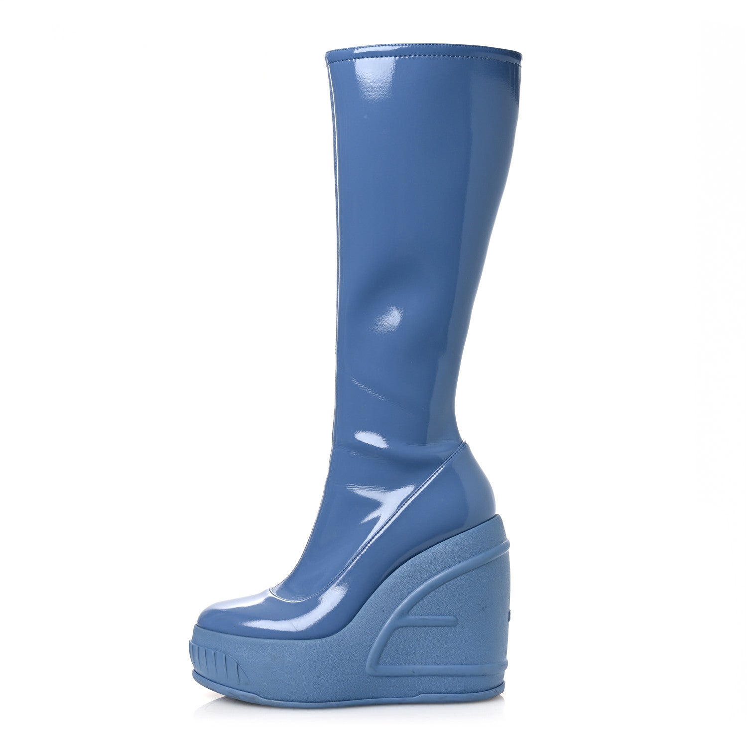 Fendi Technical Patent Fashion Show Platform 140mm Tall Boots 41 Perfect 1 of 11
