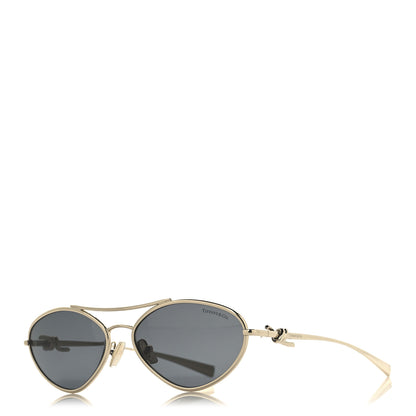 Tiffany Metal Knot Sunglasses TF3117 Pale Gold 1 of 7