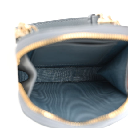 Christian Dior Lambskin Cannage Lady Dior Phone Holder Cloud Blue 5 of 10