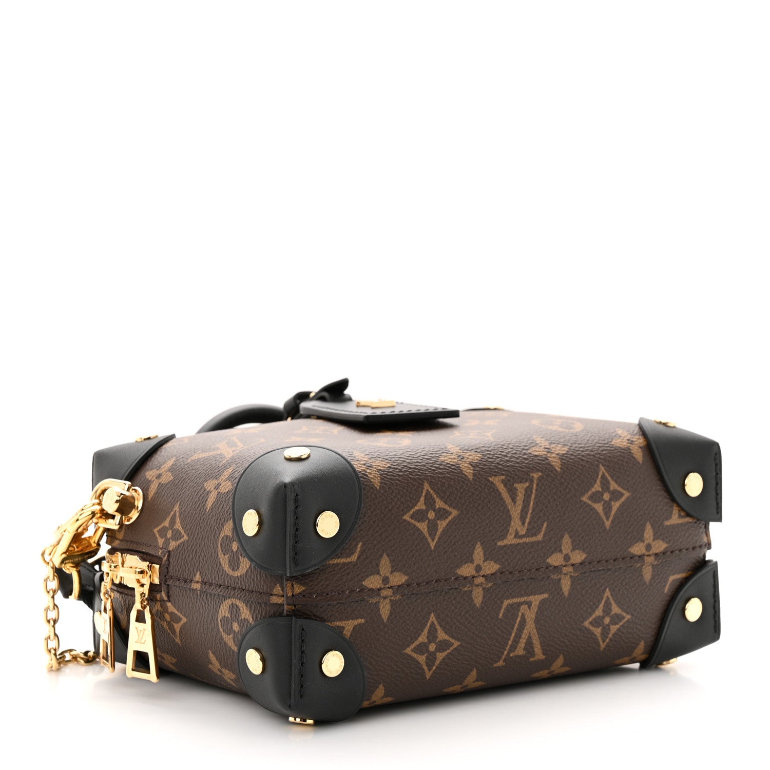 Louis Vuitton Monogram Petite Malle Souple Black 4 of 9