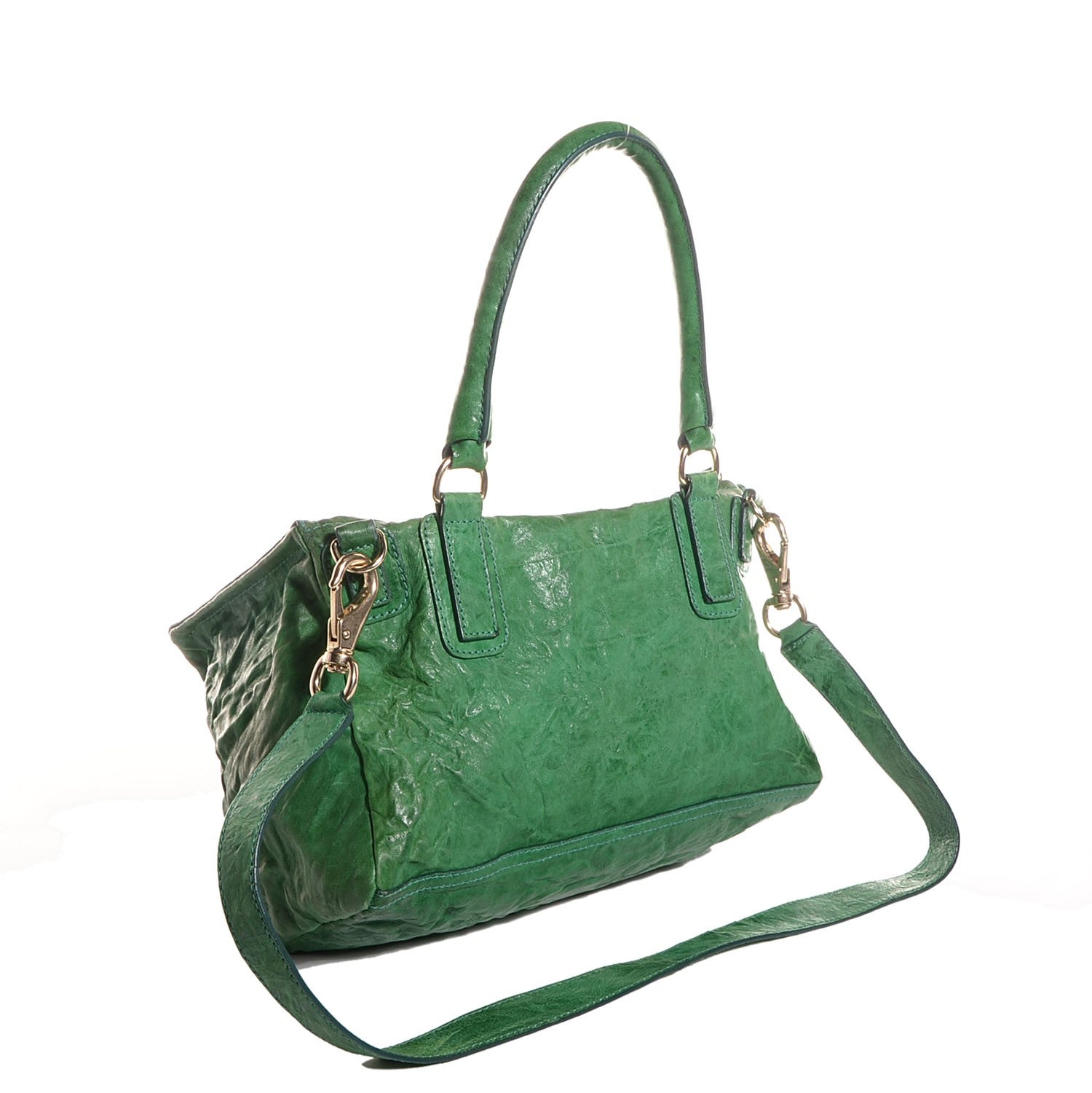 Givenchy Tumbled Sheepskin Medium Pandora Emerald 3 of 9