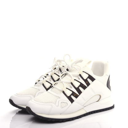 Louis Vuitton Calfskin Monogram Run Away Sneakers 39.5 White 3 of 10