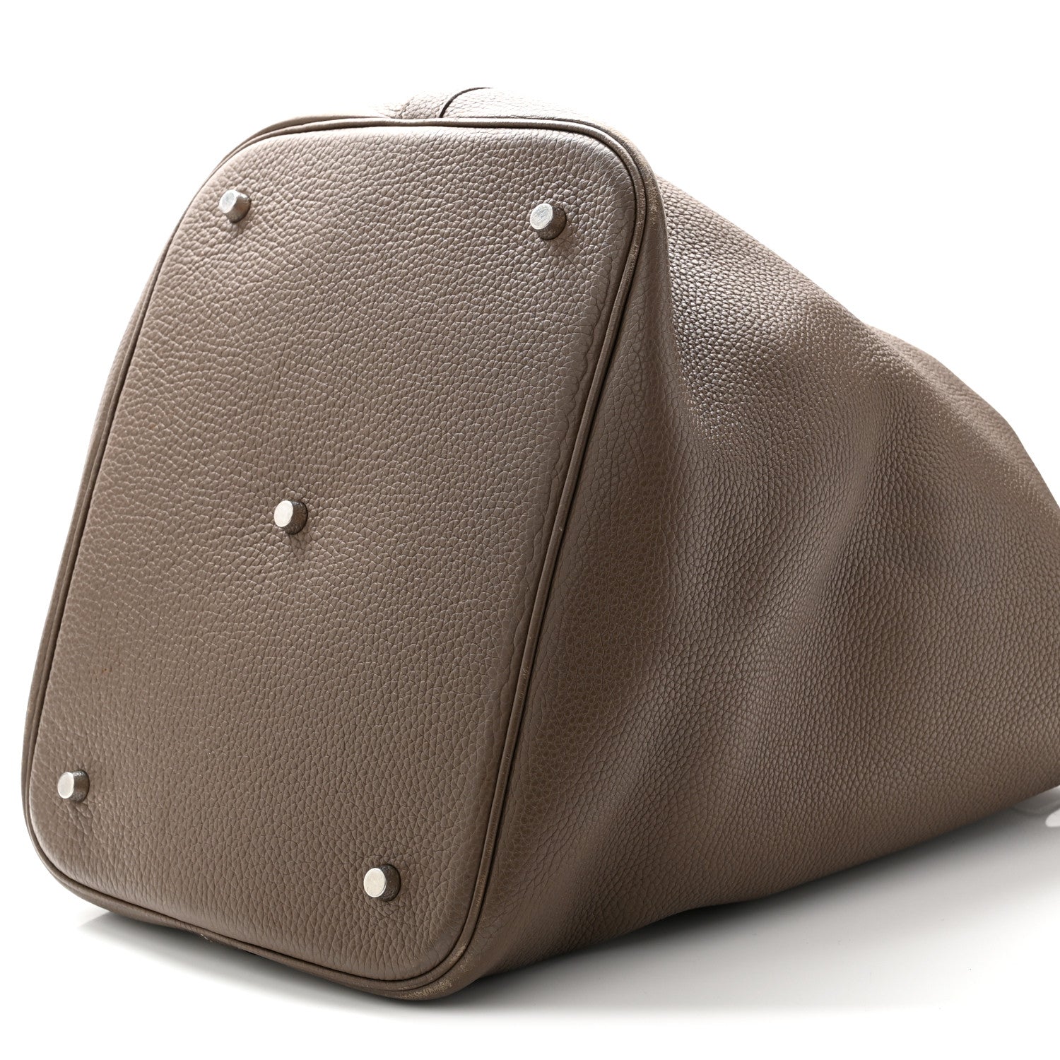 Hermes Taurillon Clemence Picotin Lock TGM Etoupe 10 of 12