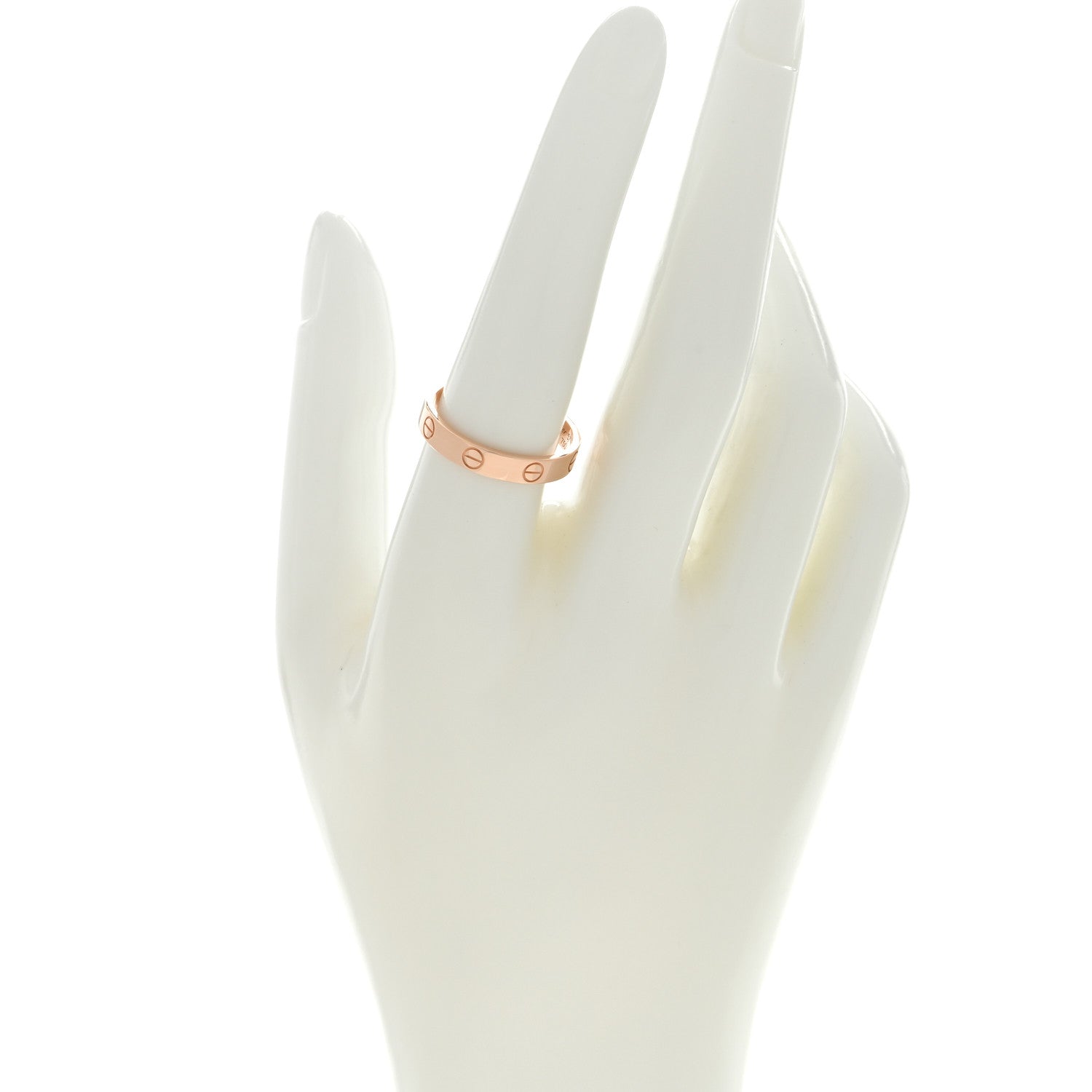 Cartier 18K Pink Gold 3.5mm LOVE Wedding Band Ring 57 8 2 of 4