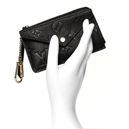 Louis Vuitton Empreinte Recto Verso Card Holder Black 2 of 8
