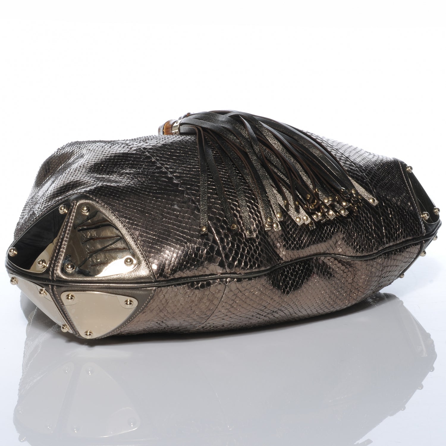 Gucci Python Large Indy Top Handle Hobo 4 of 7