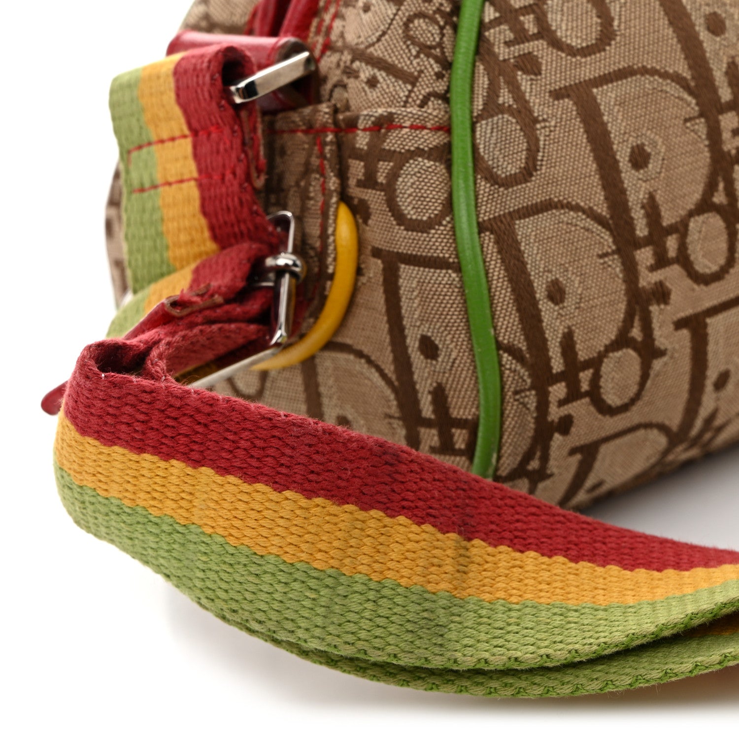 Christian Dior Monogram Rasta Shoulder Bag Beige 11 of 13