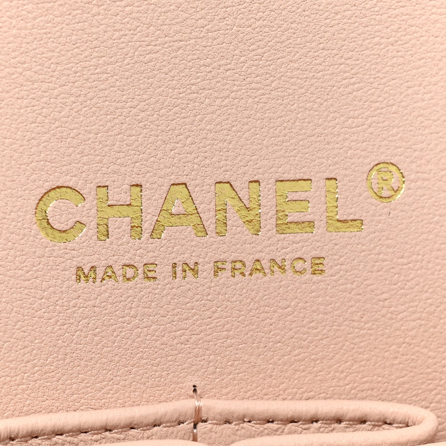 Chanel Caviar Quilted Medium Double Flap Light Beige 6 of 13
