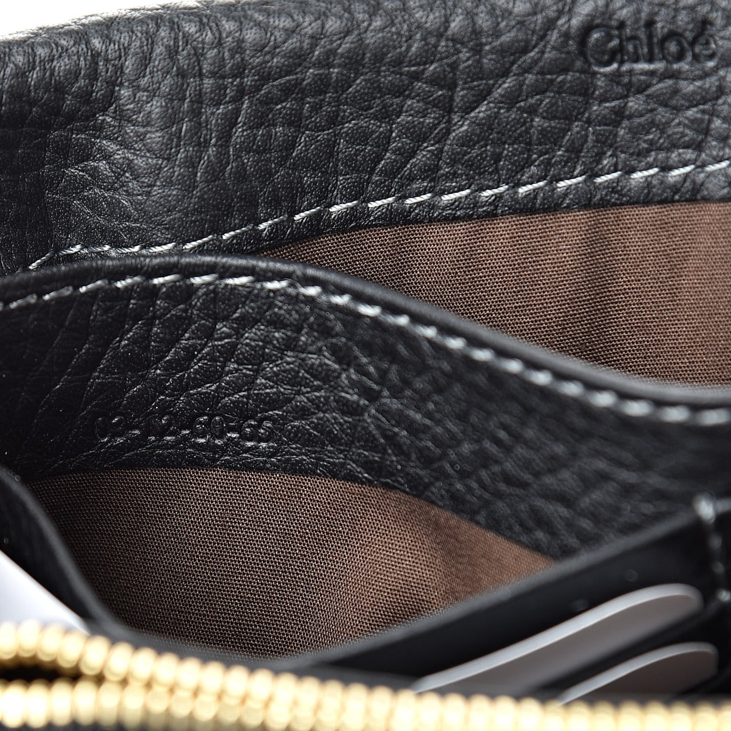 Calfskin Marcie Continental Flap Wallet Black