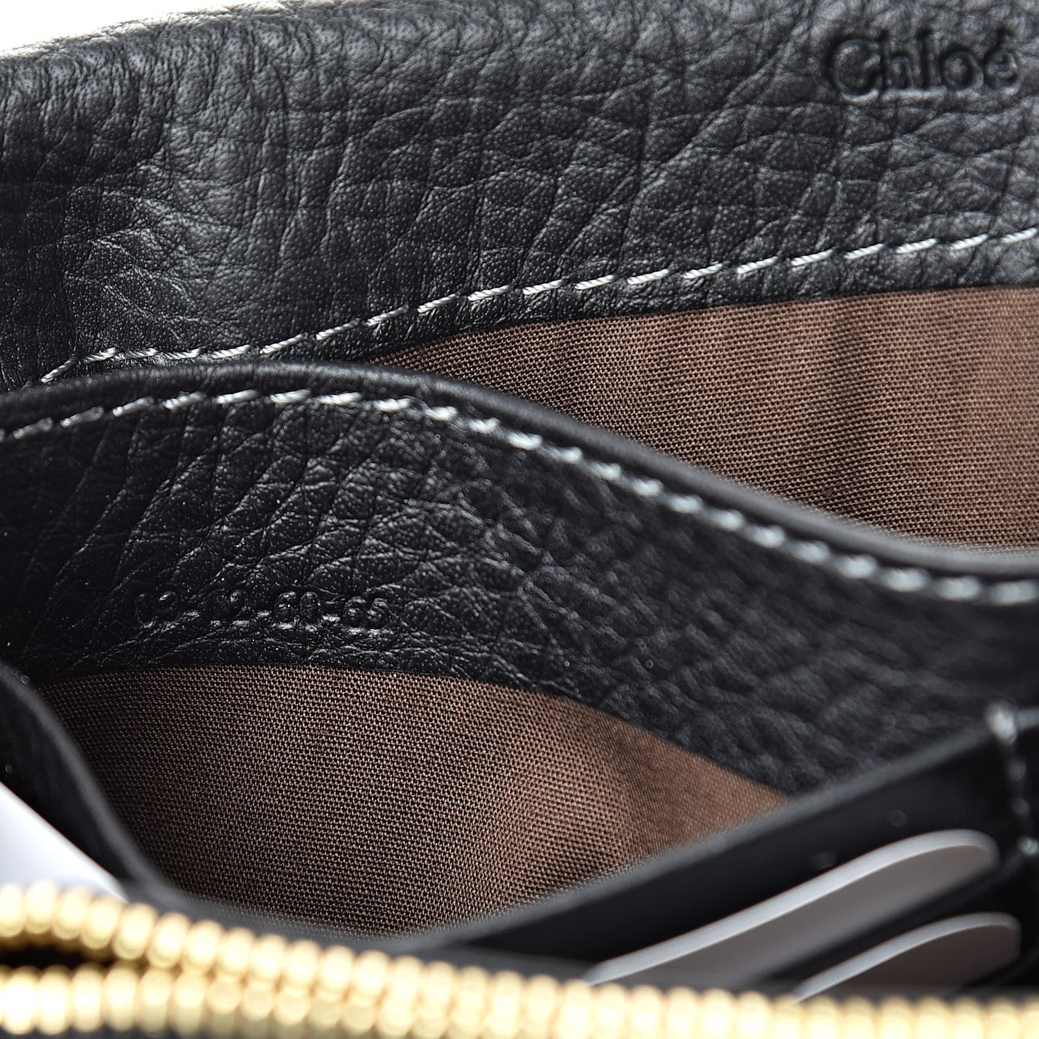 Chloe Calfskin Marcie Continental Flap Wallet Black 8 of 8