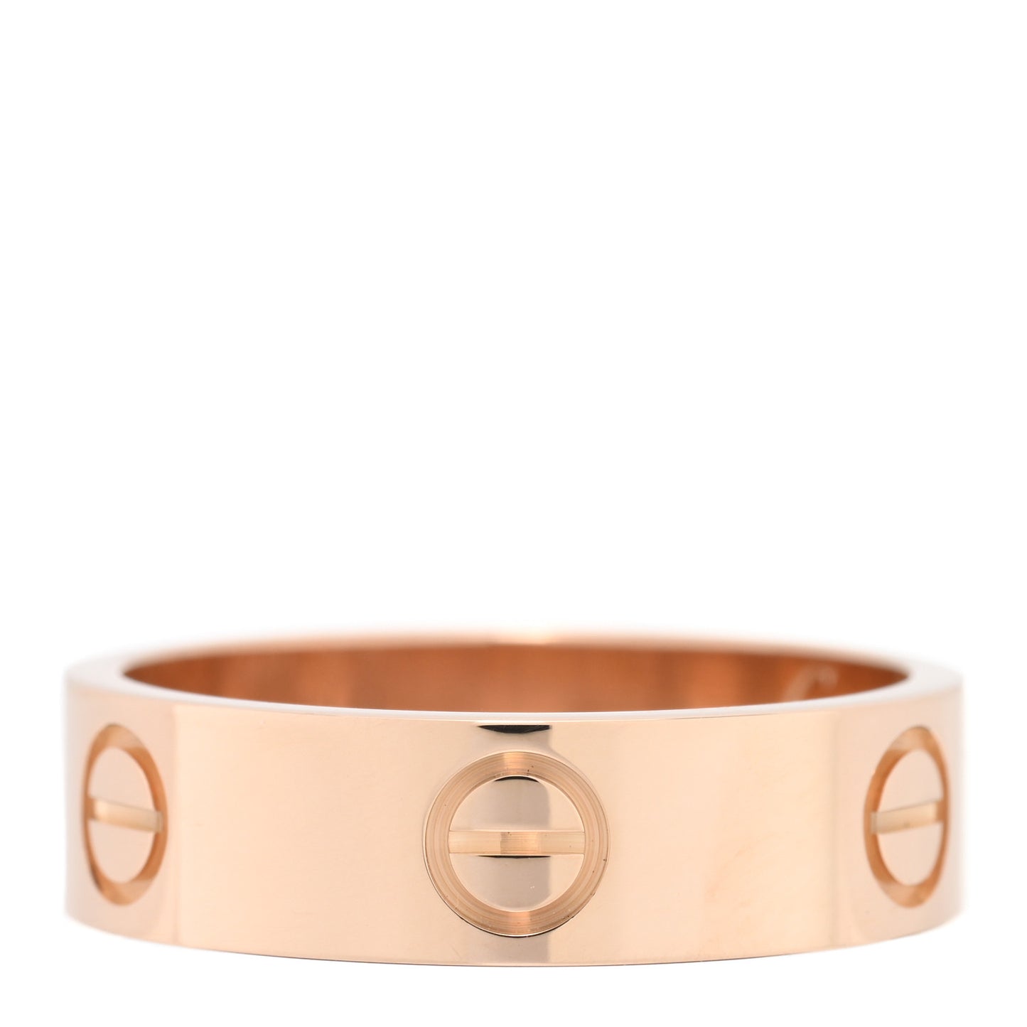 18K Pink Gold 5.5mm LOVE Ring 55 7.25