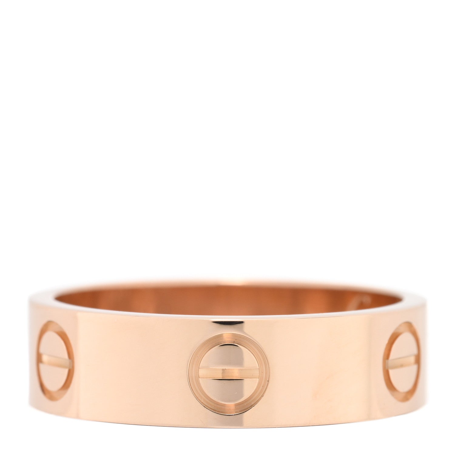 Cartier 18K Pink Gold 5.5mm LOVE Ring 55 7.25 3 of 4