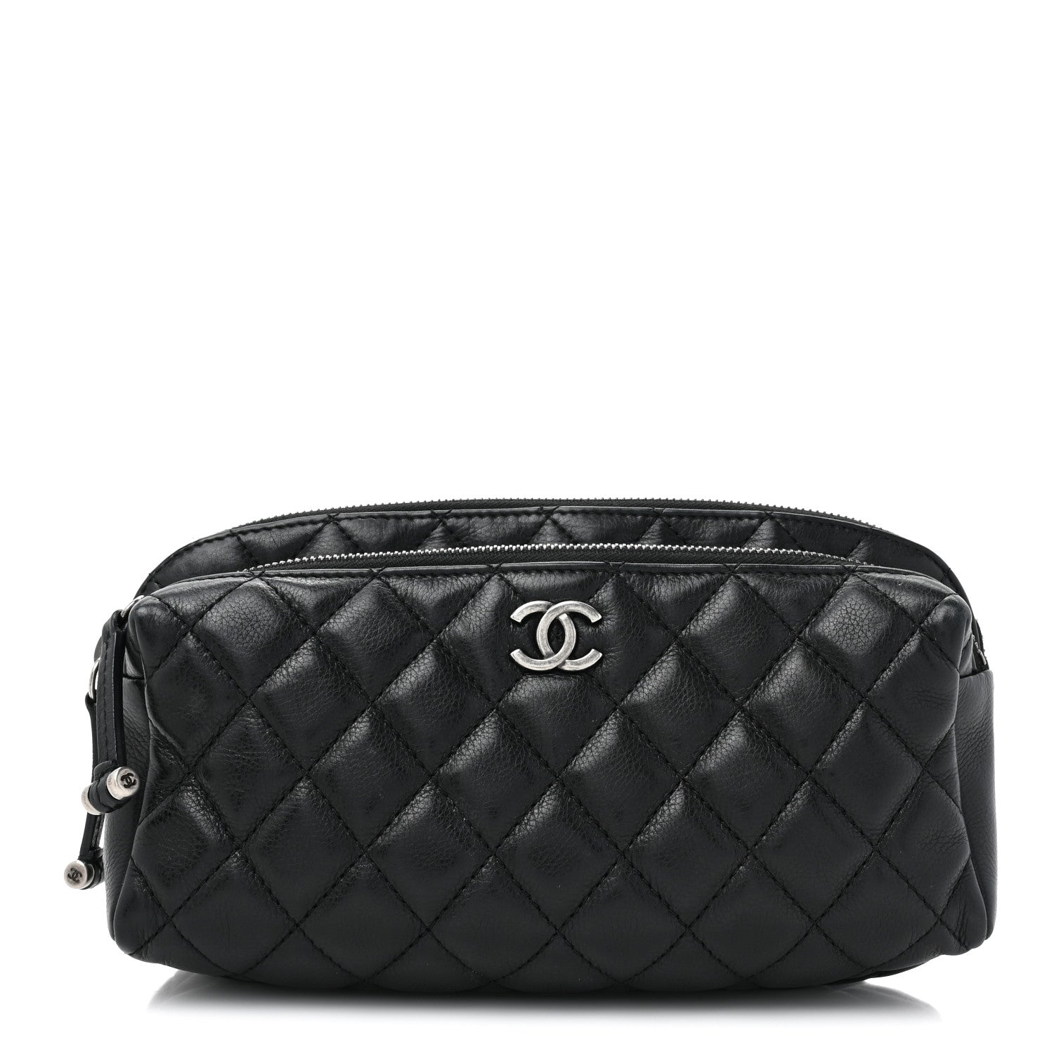 Chanel Calfskin Quilted Waist Bag Black 1 of 17