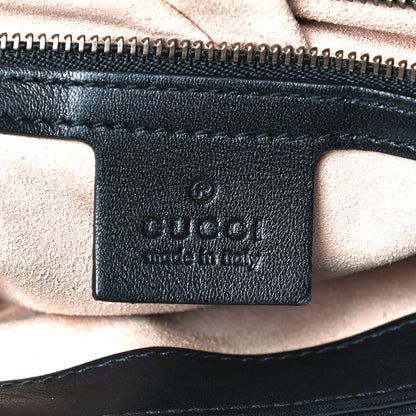 Gucci Calfskin Matelasse Medium GG Marmont Shoulder Bag Black 6 of 12