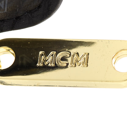 MCM Visetos Dog Key Ring Bag Charm Black 3 of 4