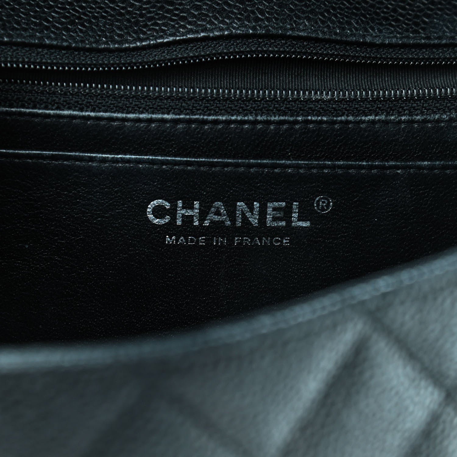 Chanel Caviar Quilted Jumbo Single Flap Black 11 of 19
