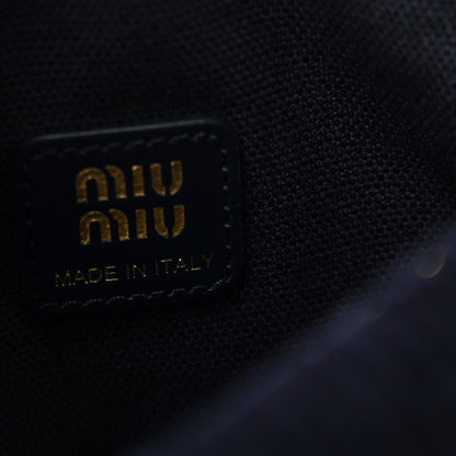 Miu Miu Velvet Pouch Bag Navy Amaranto 6 of 9
