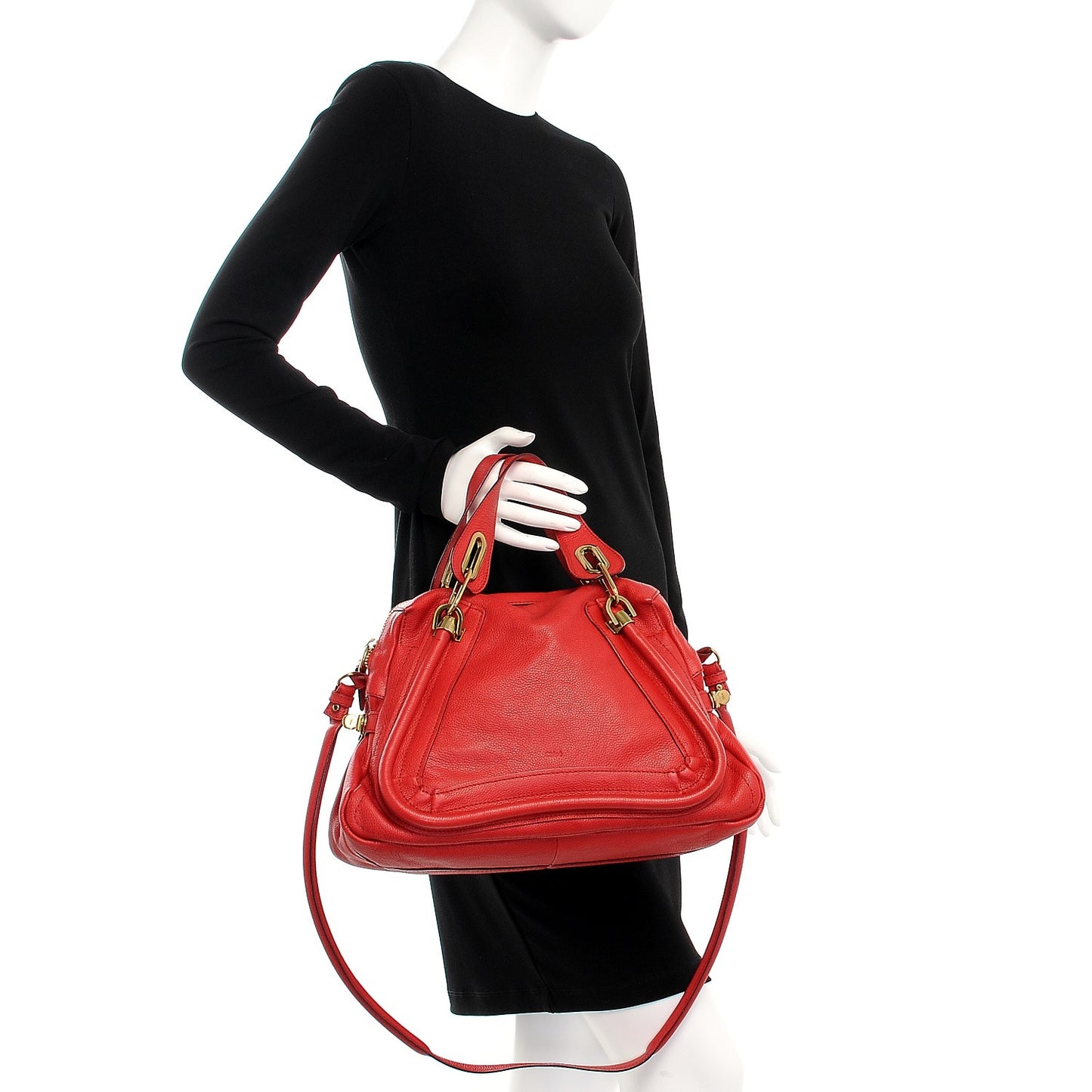 Calfskin Medium Paraty Holly Berry