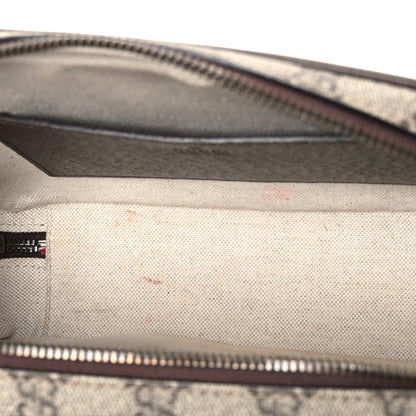 Gucci GG Supreme Monogram Web Small Ophidia Top Handle Shoulder Bag Brown 5 of 11