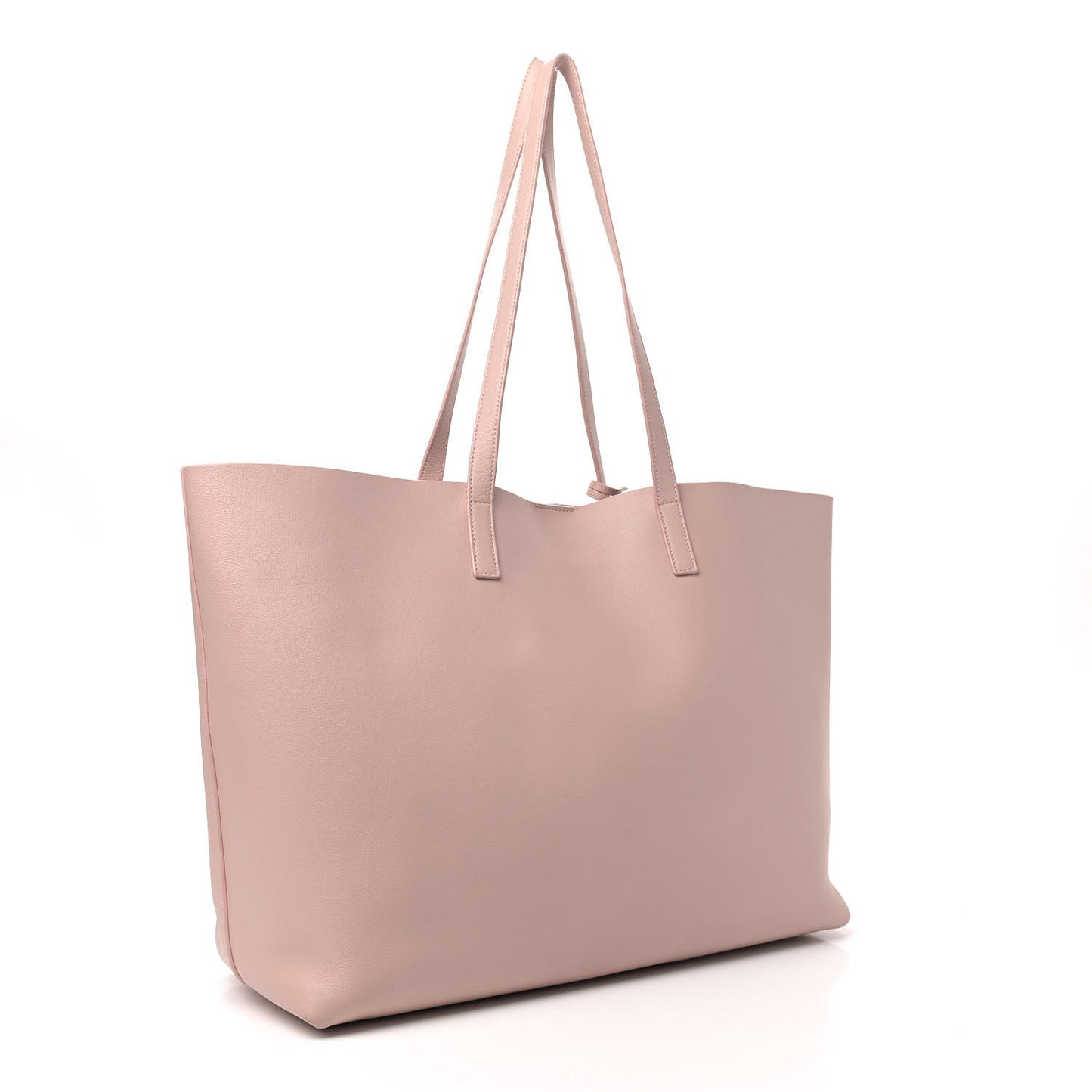 Calfskin Large Shopping Tote Pale Blush