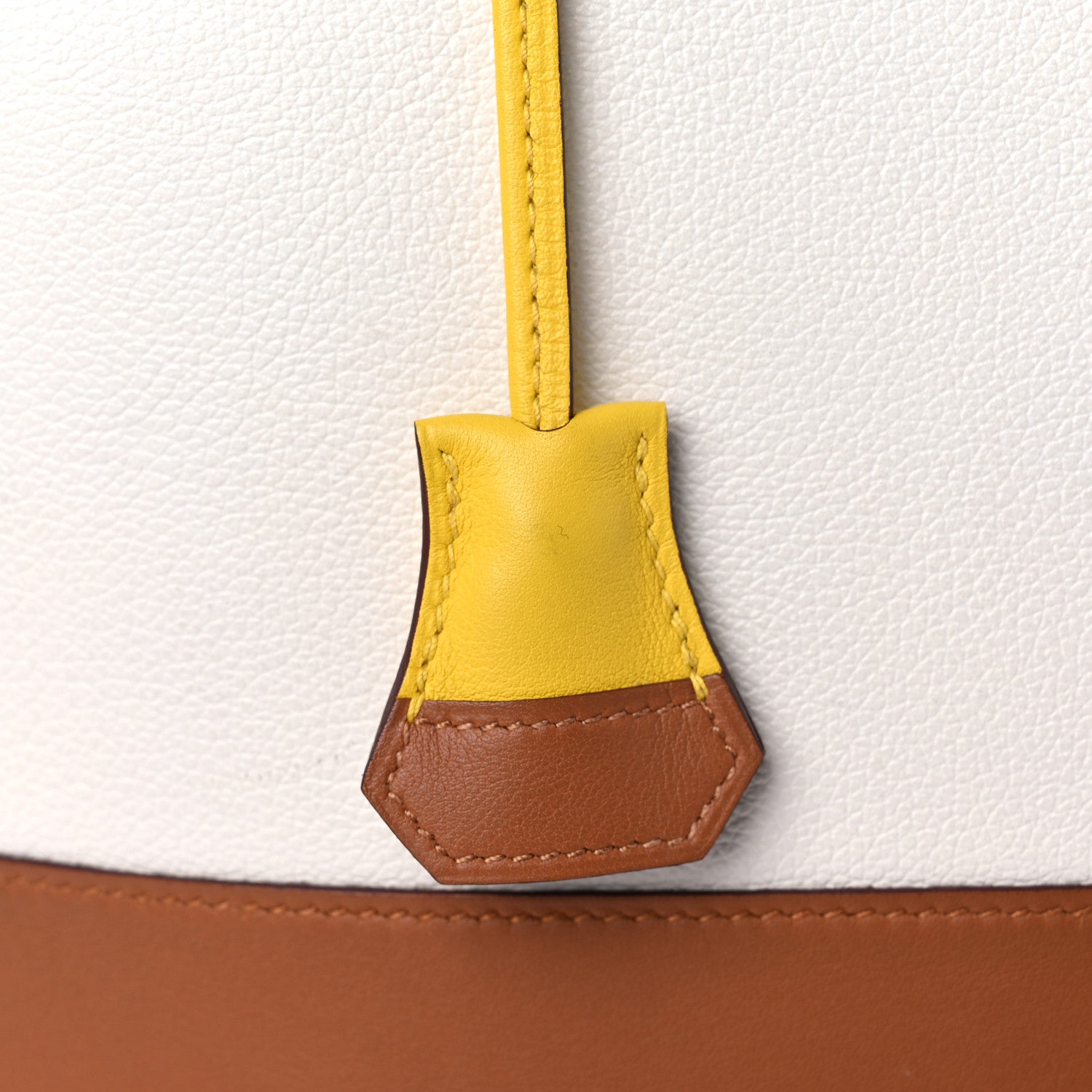 Hermes Evercolor Swift Transat Sailor Bag Gold White Jaune De Naples 14 of 18