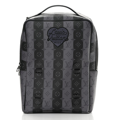 Louis Vuitton X NIGO Monogram Eclipse Stripes LV Heart Modular Utilitary Backpack 3 of 15