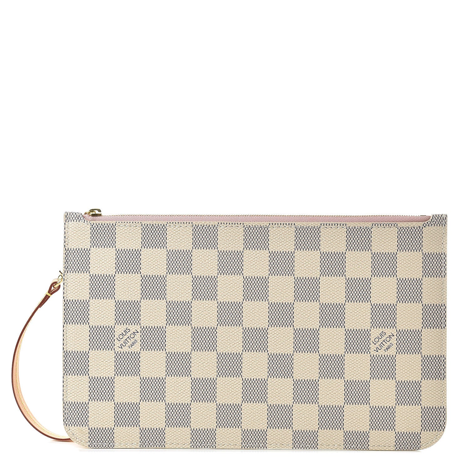 Louis Vuitton Damier Azur Neverfull MM GM Pochette Rose Ballerine 1 of 7