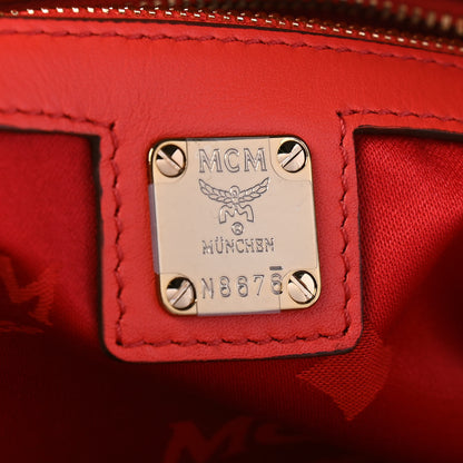 MCM Saffiano Nuovo Tote Hot Coral 5 of 6