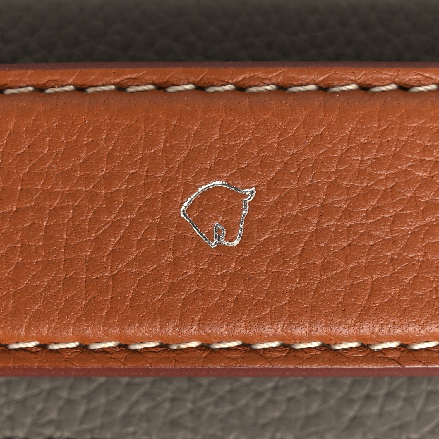 Hermes Taurillon Regate RMS Suitcase Etain Fauve Rouge H 11 of 16