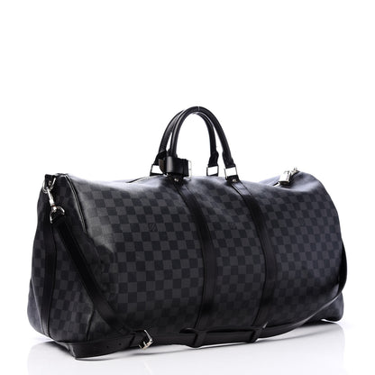 Louis Vuitton Damier Graphite Keepall Bandouliere 55 2 of 10
