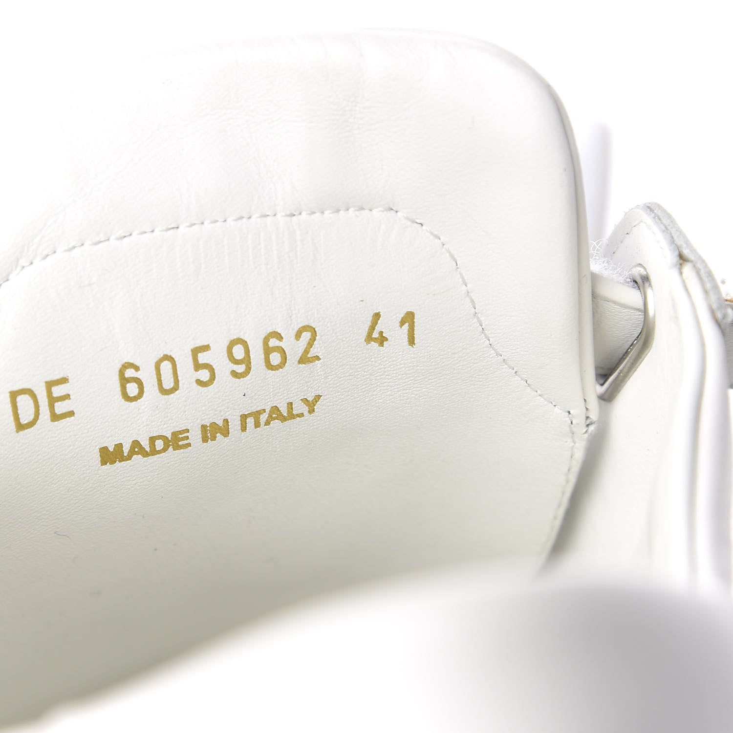 Saint Laurent Calfskin Mens Andy Low Top Sneakers 41 White 8 of 11