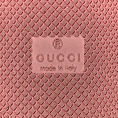 Gucci Calfskin GG Supreme Crystals Web Screener Sneakers 38 Beige Ebony Wild Rose 7 of 10