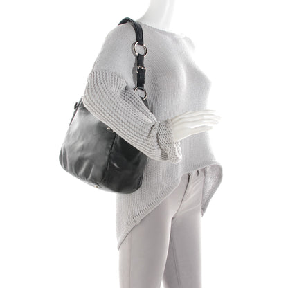 Prada Soft Calf Two Pocket Hobo Nero Black 2 of 11