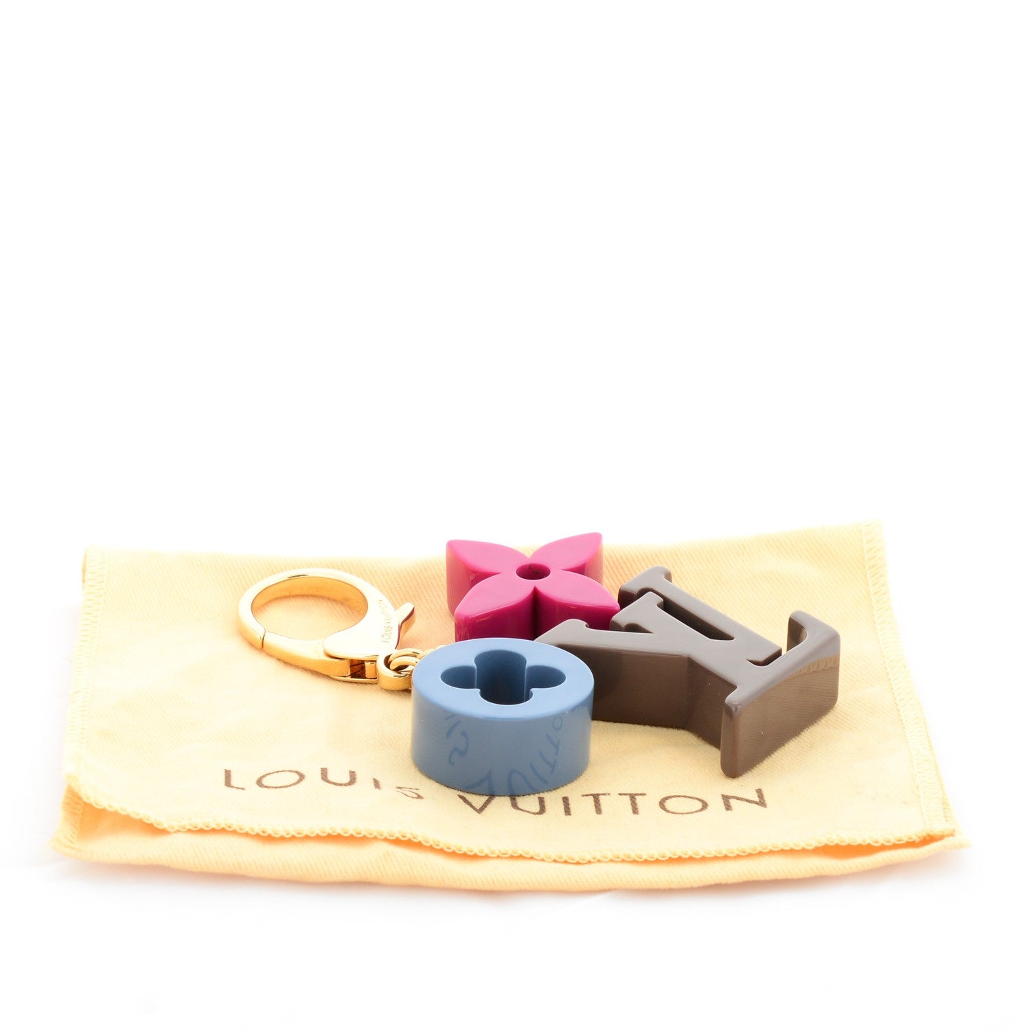 Louis Vuitton Resin Playtime Bag Charm Marron 5 of 5