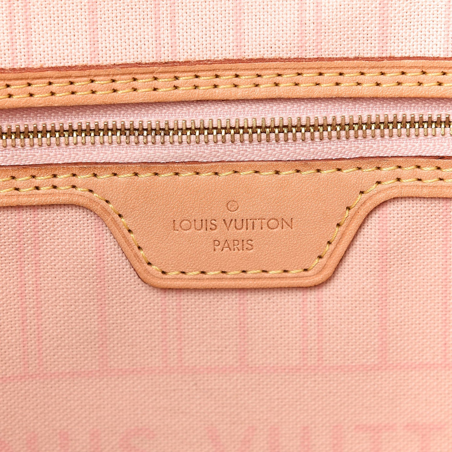 Damier Azur Neo Neverfull MM Rose Ballerine