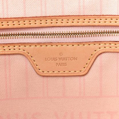 Louis Vuitton Damier Azur Neo Neverfull MM Rose Ballerine 5 of 8
