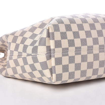 Louis Vuitton Damier Azur Graceful PM Rose Ballerine 5 of 10
