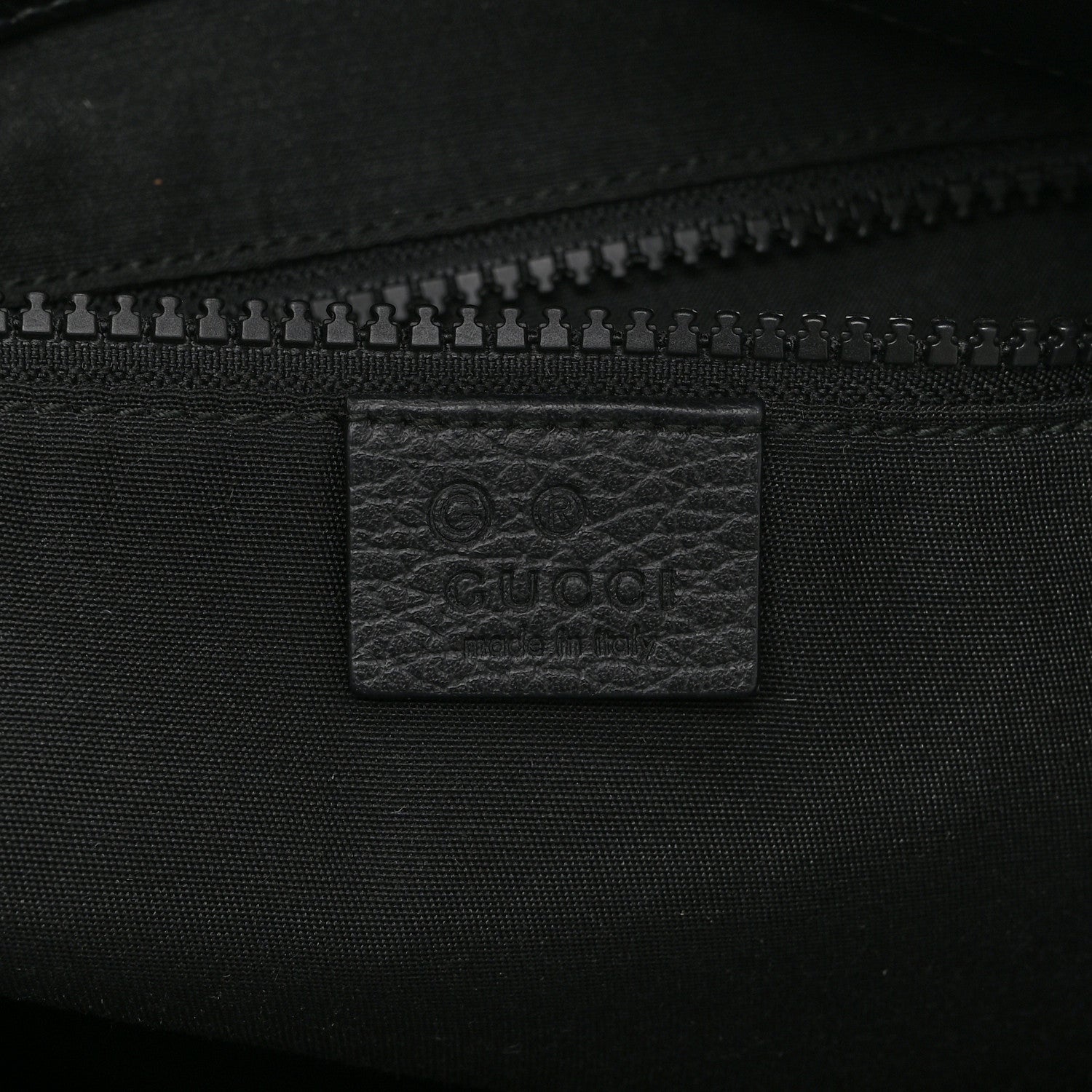Gucci Nylon Monogram Tote Black 6 of 11