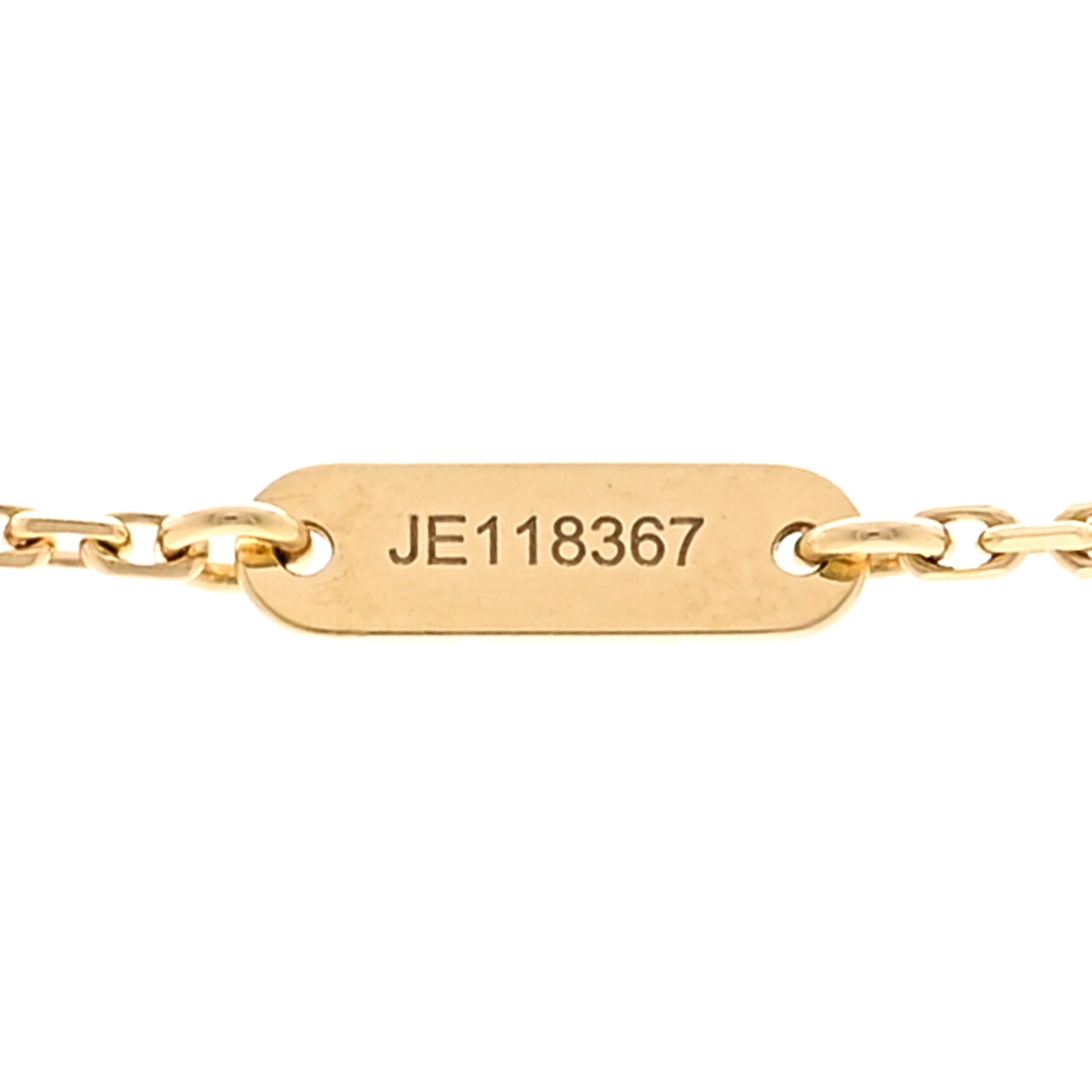 18K Yellow Gold Turquoise Vintage Alhambra Pendant Necklace