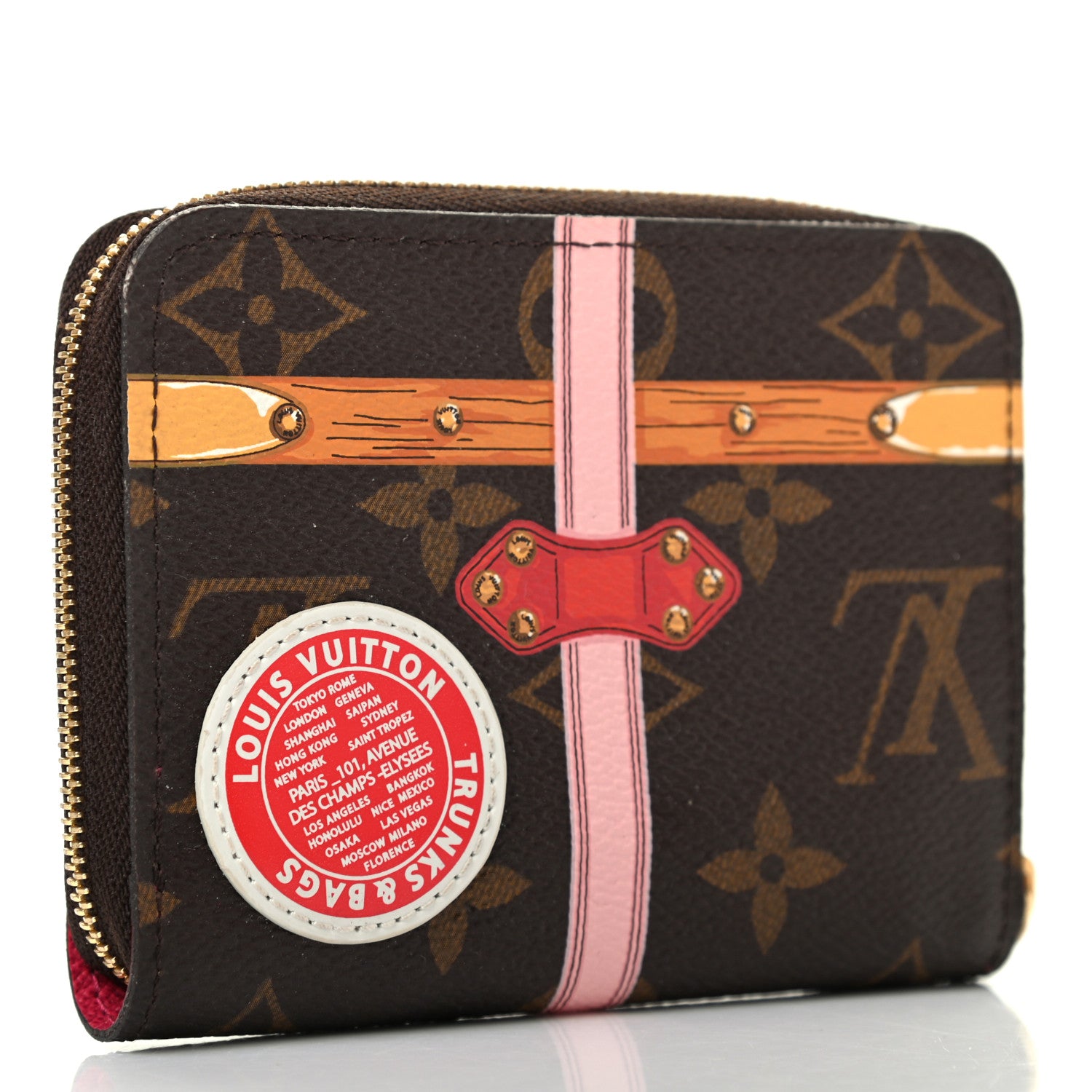 Louis Vuitton Monogram Summer Trunks Zippy Coin Purse 3 of 7