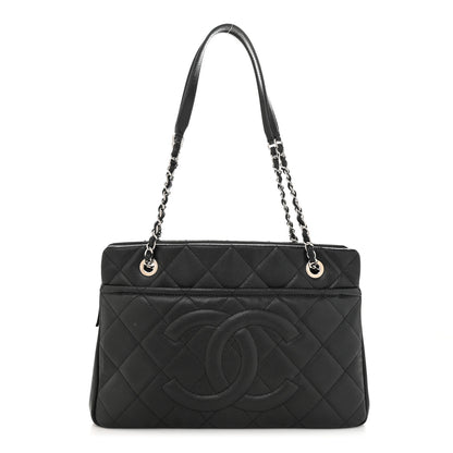 Chanel Caviar Quilted Timeless CC Soft Tote Black 1 of 11