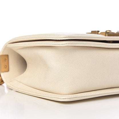 Chanel Caviar Quilted Small Boy Flap Ivory 8 of 11
