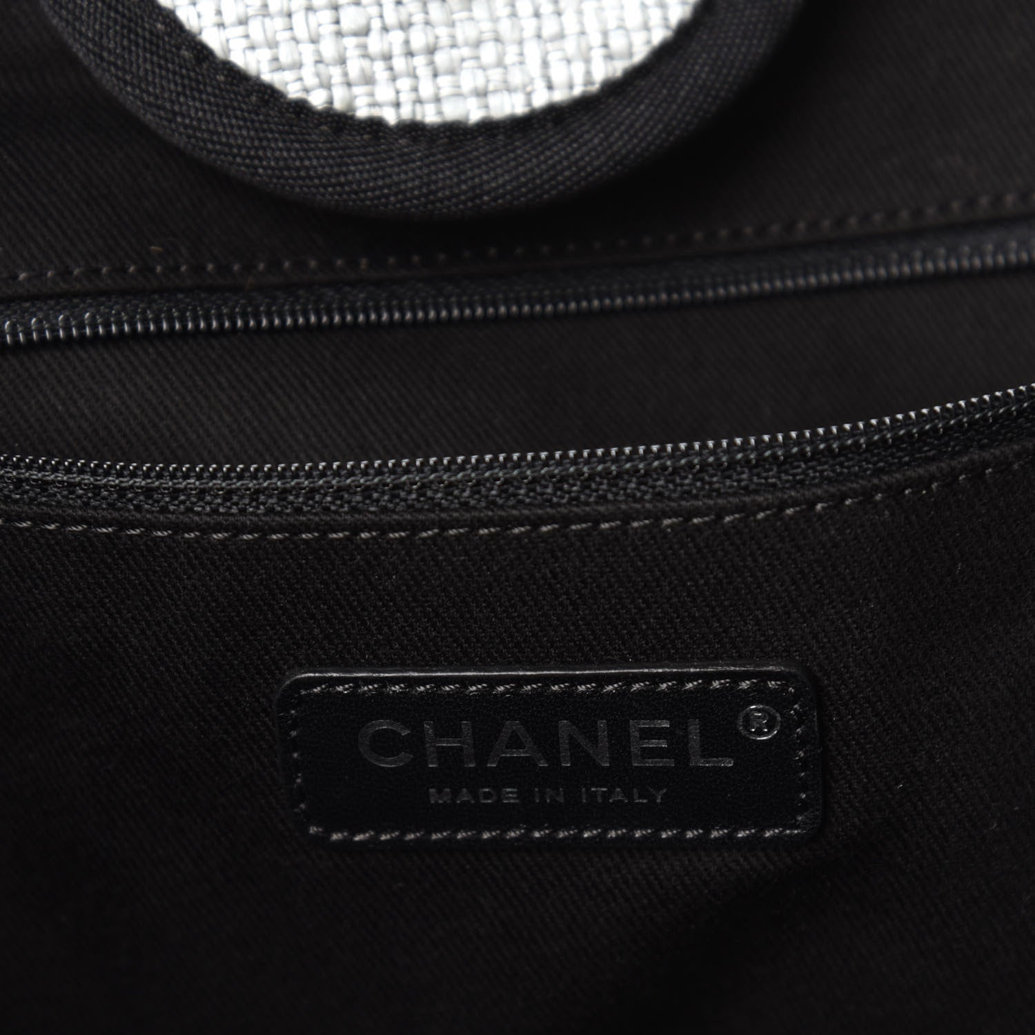 Chanel Canvas Medium Deauville Tote Grey 8 of 10