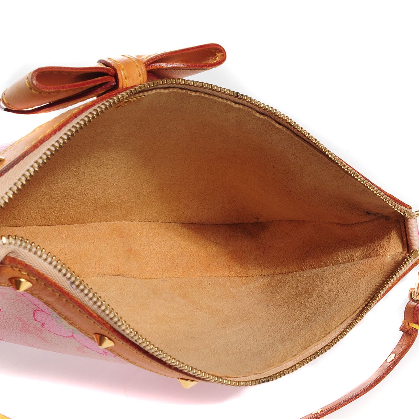Monogram Cherry Blossom Pochette Accessories Pink