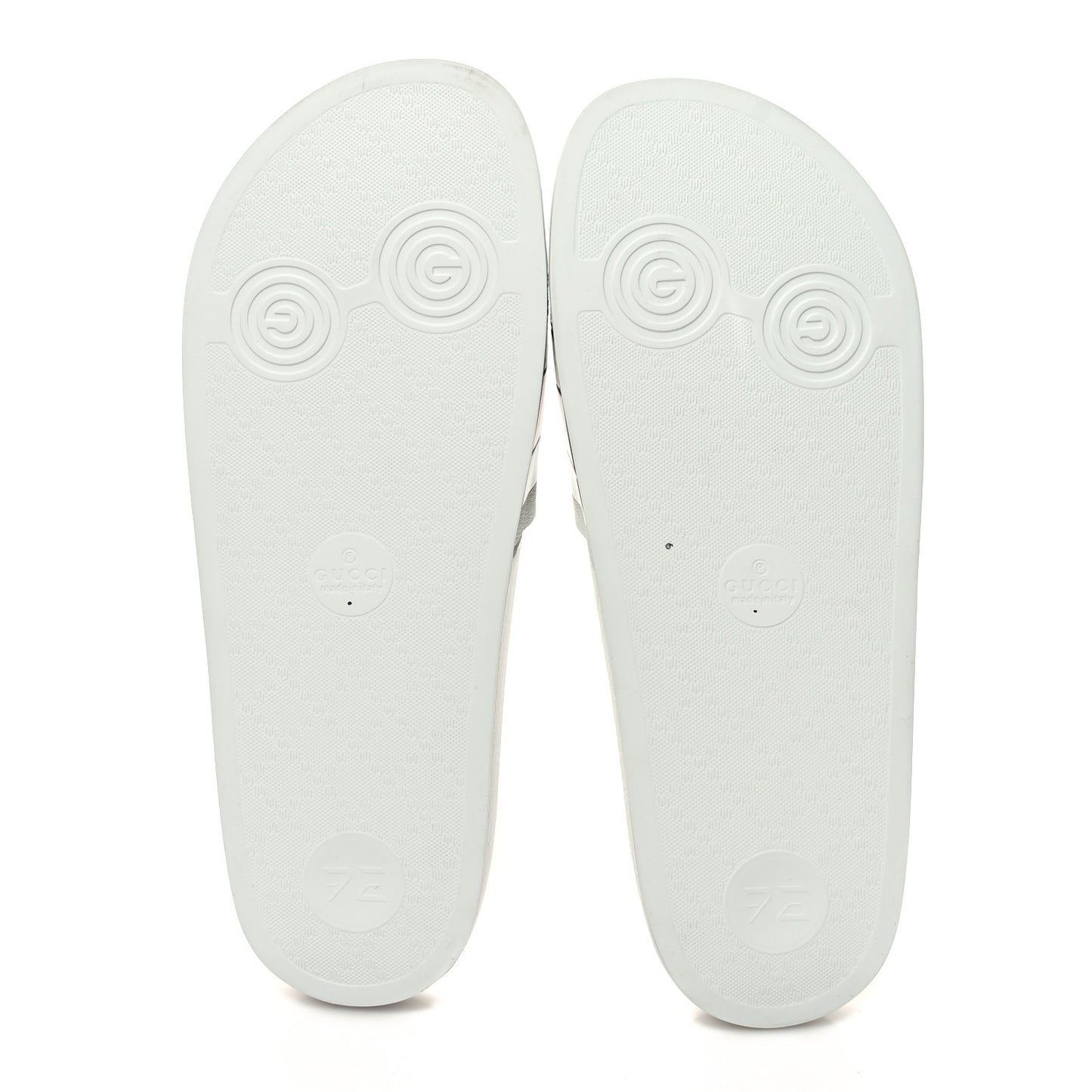Rubber Web Mens Pool Slide Sandals 11 Great White